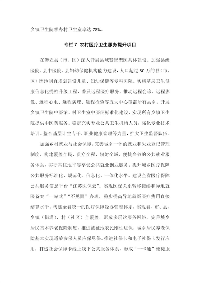 【江蘇】江蘇省“十四五”全面推進鄉(xiāng)村振興加快農(nóng)業(yè)農(nóng)村現(xiàn)代化規(guī)劃(圖42) 【江蘇】江蘇省“十四五”全面推進鄉(xiāng)村振興加快農(nóng)業(yè)農(nóng)村現(xiàn)代化規(guī)劃(圖42)