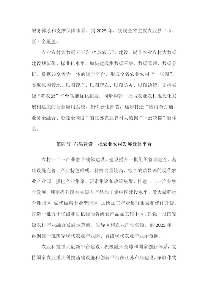 【江蘇】江蘇省“十四五”全面推進鄉(xiāng)村振興加快農(nóng)業(yè)農(nóng)村現(xiàn)代化規(guī)劃(圖70) 【江蘇】江蘇省“十四五”全面推進鄉(xiāng)村振興加快農(nóng)業(yè)農(nóng)村現(xiàn)代化規(guī)劃(圖70)